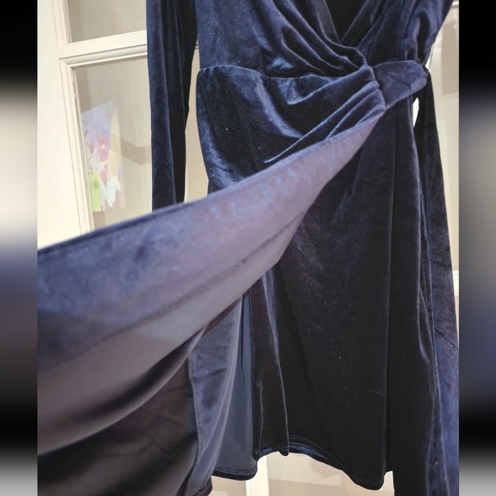 Women's Premier Armour blue wrap dress size 6 NWT - Picture 3 of 3